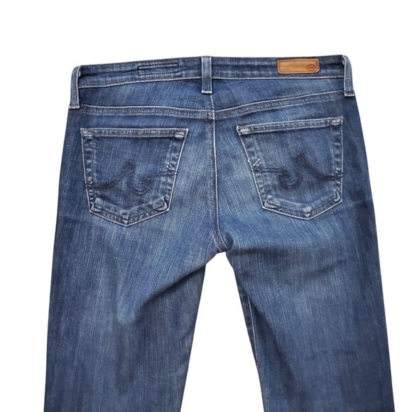 AG The Stilt 26R (Meas 29x30 7" Low Rise) Dark  Stretch Cigarette Leg Jeans A19 - Picture 5 of 11